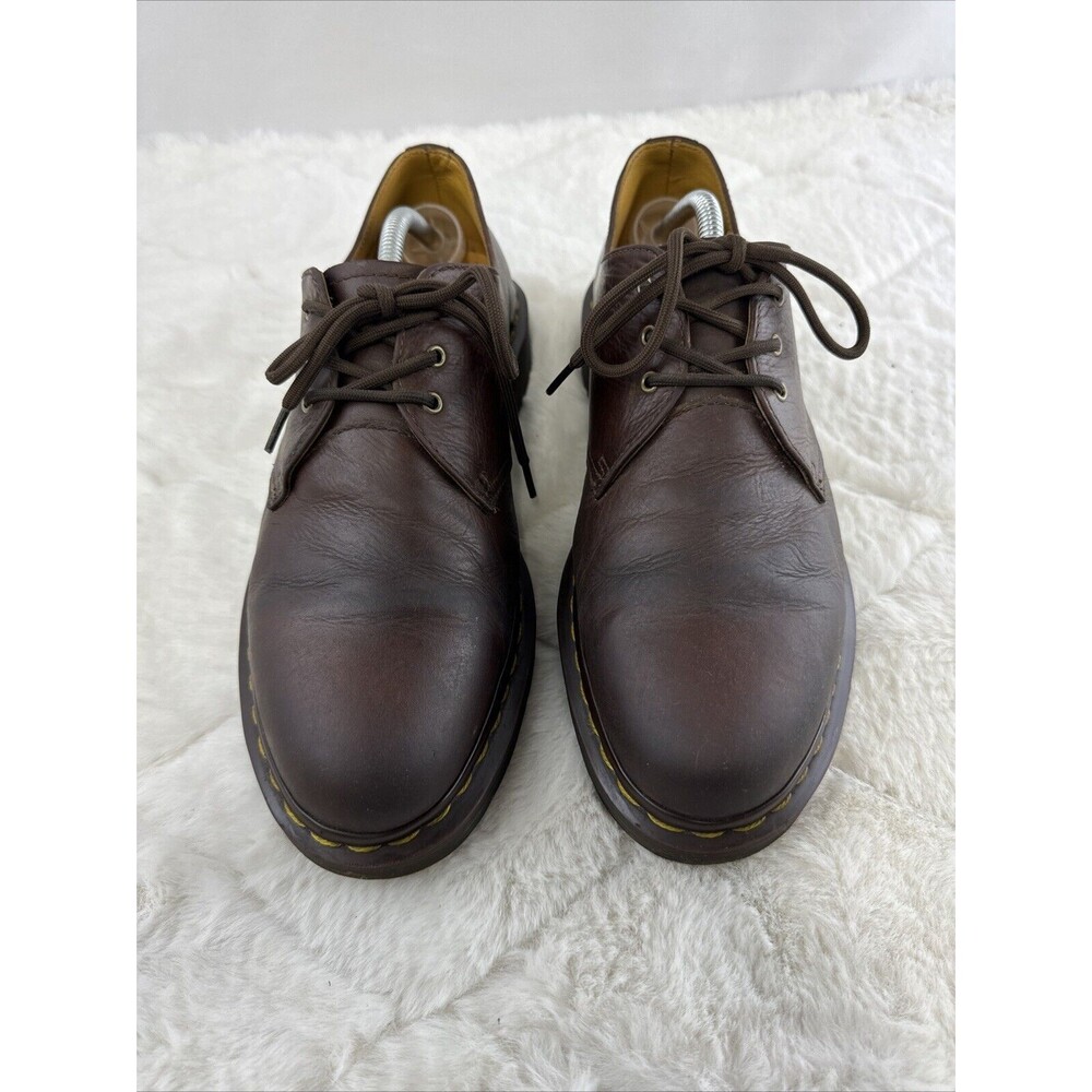 Dr Martens Brown Leather Lace Up Oxford Casual Shoes Men's size 11 AW004 - Picture 2 of 10